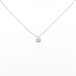 Dây chuyền kim cương Solitaire PT900/PT850 0.30CT - Hàng hiệu Chính hãng