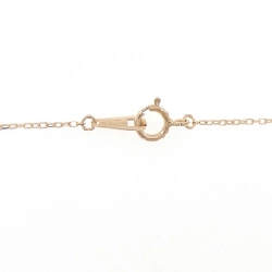 K18PG Heart × Clover Sapphire Necklace 0.01CT - Hàng hiệu Authentic 858505