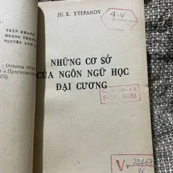 Những cơ sở của ngôn ngữ học đại cương- dịch từ tiếng Nga  1009464