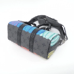 Túi du lịch Louis Vuitton Monogram Eclipse Reverse (LV X YK) Keepall Bandoulière 25cm M46437 - Hàng hiệu Authentic 803896