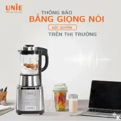 🥛 Máy làm sữa hạt UNIE V8S – 10 chức năng nấu đa dạng, thông báo bằng giọng nói tiện lợi 783483