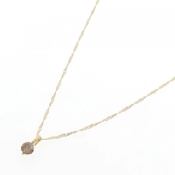 K18YG Solitaire Dây chuyền kim cương 0.2CT - Hàng hiệu Chính hãng 861599