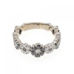 Nhẫn kim cương hoa K18WG 1.15CT