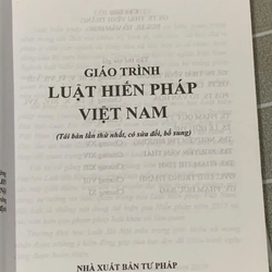 GIÁO TRÌNH LUẬT HIẾN PHÁP VIỆT NAM 545938