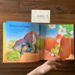 Sách ngoại văn Lift-the-flap Dinosaurs, Used, Bìa mềm, Sách Lật Mở 756490