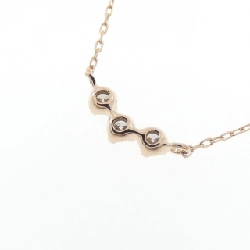 K18PG Dây chuyền kim cương ba viên - Hàng hiệu Chính hãng 859173