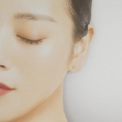 K18YG Bông tai Cubic - Hàng hiệu Chính hãng 868100