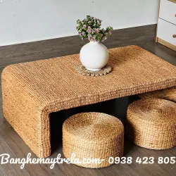 Bàn ghế đôn lục bình ngồi trà đạo 674632