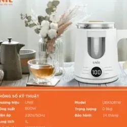 ẤM SIÊU TỐC ĐA NĂNG 6IN1 UNIE UEK1081W 594555
