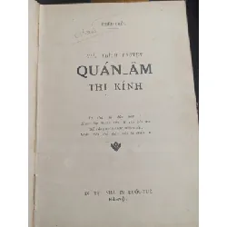 Giải thích truyện quan âm thị kính - Thiều Chửu xuất bản trước 1945 ( sách đóng bìa xưa ) 573287