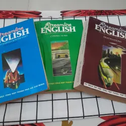 Giáo trình Streamline ENGLISH song ngữ. tập 1, 2 và 3. Bản in màu nhẹ năm 1988 TH HCM
