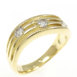 Nhẫn kim cương K18YG 0.30CT