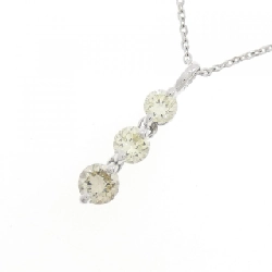 Dây chuyền kim cương K18WG 0.53CT - Hàng hiệu Chính hãng 863178