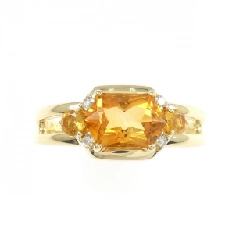 Nhẫn Citrine K18YG 1.16CT - Hàng hiệu Chính hãng 851420