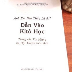 Dẫn Vào Kitô Học - Anh em bảo Thầy là ai ? 186700