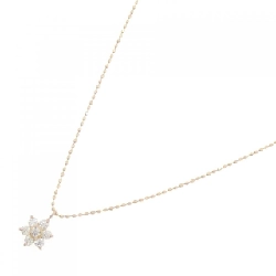 K18YG Hoa Kim Cương Dây Chuyền 0.20CT - Hàng hiệu Chính hãng 862206