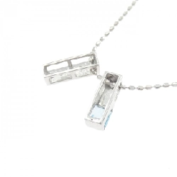 K18WG 2WAY Blue Topaz Necklace - Hàng hiệu Authentic 860773