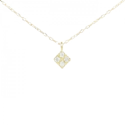 K18YG Dây chuyền kim cương 0.04CT - Hàng hiệu Chính hãng