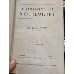 A TEXTBOOK OF BIOCHEMISTRY - PHILIP H. MITCHELL, PHD 119866