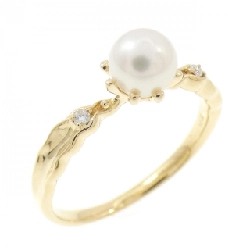 Nhẫn ngọc trai Akoya K18YG 5.2mm - Hàng hiệu Chính hãng