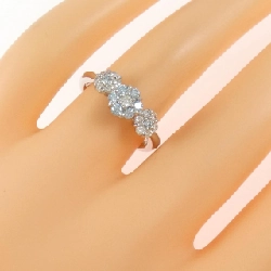 Nhẫn kim cương hoa PT900 0.24CT 667207