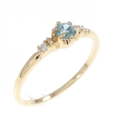 Nhẫn Zircon K18YG - Hàng hiệu Chính hãng