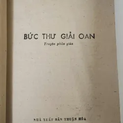 Truyện phản gián: BỨC THƯ GIẢI OAN (Trần Diễn) 759337