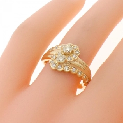 Nhẫn kim cương K18YG 0.293CT - Hàng hiệu Authentic 853873