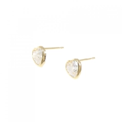 K18YG Bông tai hình trái tim - Hàng hiệu Chính hãng 870453