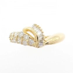 Nhẫn kim cương K18YG 0.81CT 667674