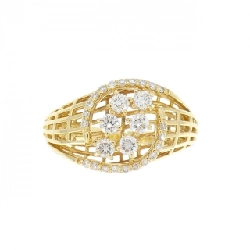 Nhẫn kim cương K18YG 0.33CT 673014