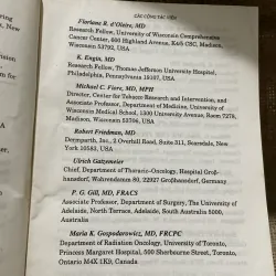 Cẩm nang ung bướu học lâm sàng - Tập 2- sách dịch  798997