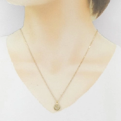 K18YG Vòng cổ kim cương nụ cười 0.03CT - Hàng hiệu Chính hãng 857237