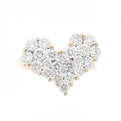 Nhẫn kim cương pavé hình trái tim K18PG/K18WG 1.50CT 667147