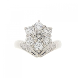 Nhẫn kim cương hoa PT900 1.00CT 670024