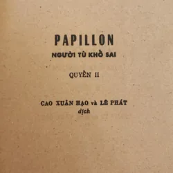 Tác phẩm kinh điển PAPILLON NGƯỜI TÙ KHỔ SAI (Trọn bộ 2 tập) 712181