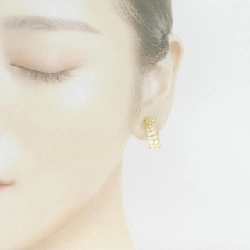 Bông tai kim cương 750YG 2.57CT - Hàng hiệu Authentic 877198