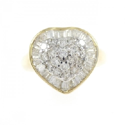 Nhẫn kim cương hình trái tim K18YG/K18WG 1.08CT - Hàng hiệu Chính hãng 846718