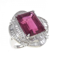 Nhẫn Tourmaline PT900 8.36CT - Hàng hiệu Chính hãng
