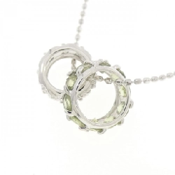 K18WG 2WAY Peridot Necklace - Hàng hiệu Authentic 862389