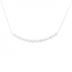 K18WG Dây chuyền kim cương 0.50CT - Hàng hiệu Chính hãng