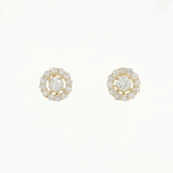 K18YG Bông tai Kim cương 0.70CT - Hàng hiệu Chính hãng