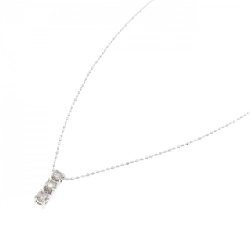 K18WG Dây chuyền kim cương ba viên 0.30CT - Hàng hiệu Authentic 862160