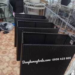 Khay đựng đồ chữ nhật giả mây 443219