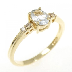 Nhẫn Aquamarine K18YG - Hàng hiệu Chính hãng