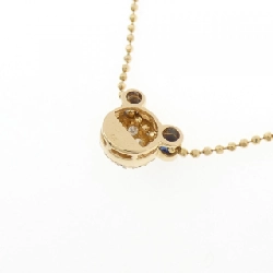 K18YG Pave Sapphire Necklace 0.12CT - Hàng hiệu Chính hãng 857883