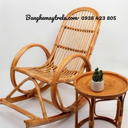 Ghế bập bênh mây tự nhiên nhỏ gọn giá rẻ 533935