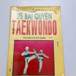 25 BÀI QUYỀN TAEKWONDO  - 131 trang, nxb: 1995 359604