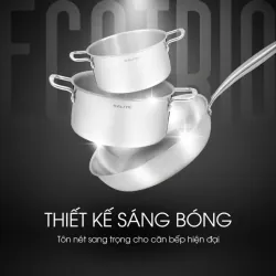 Kalite Eco Trio 🍳 Bộ nồi chảo chống dính an toàn 716060