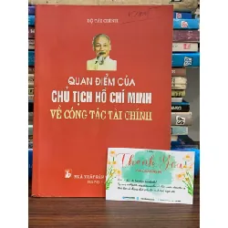 Quan điểm của chủ tịch Hồ Chí Minh về công tác tài chính — Bộ tài chính 591517